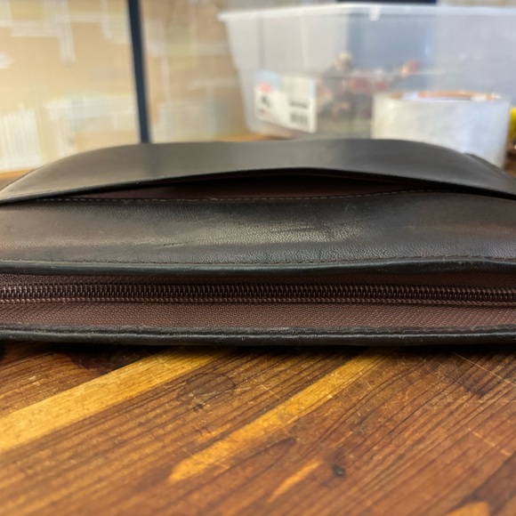 Vintage Leather Portfolio Business Document ,Notepad - Picture 3 of 14